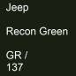 Preview: Jeep, Recon Green, GR / 137.